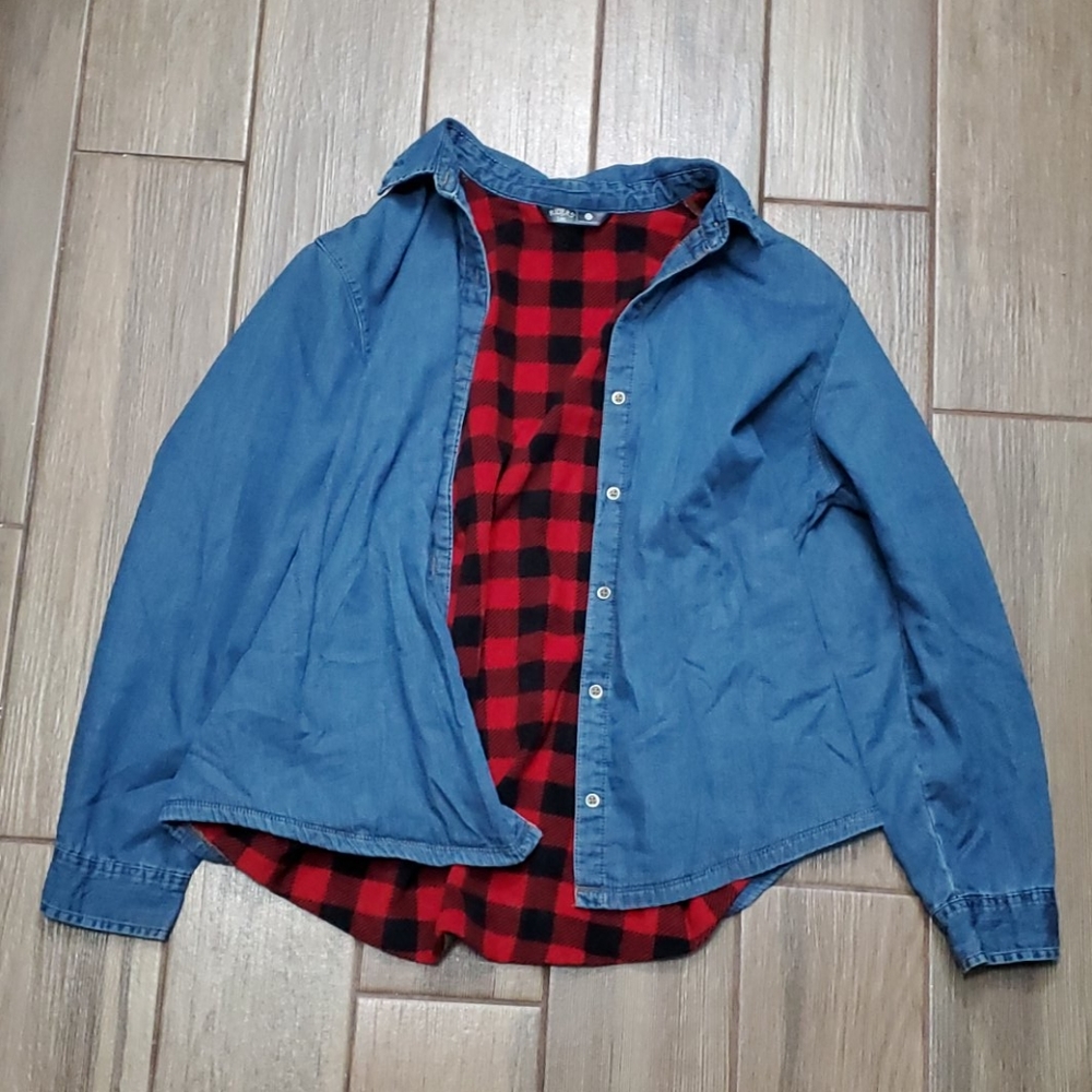 Plad Jean jacket